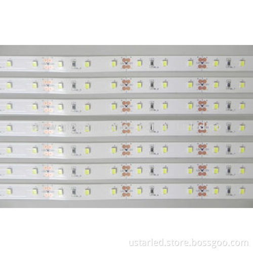 SMD2835 IP67 Orange Flexible LED Strips, DC 12V, 60pcs/m, 20-22lm/LED, 10mm PCB White Board, Epistar